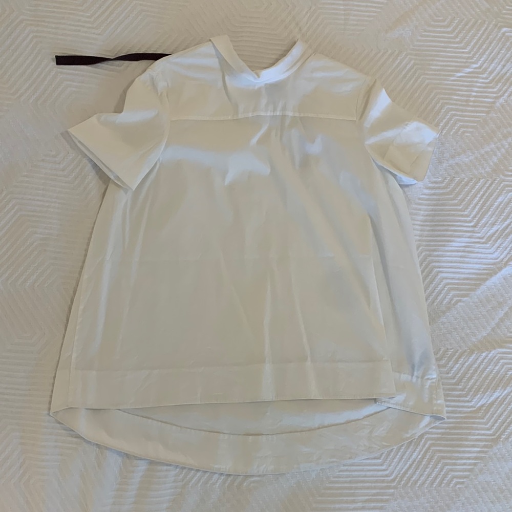 COS oversized white blouse